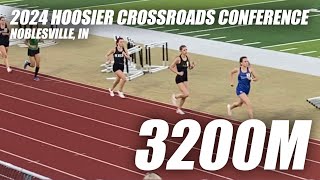 2024 Hoosier Crossroads Conference  Girls 3200M  Elizabeth Butler [upl. by Nnaer899]