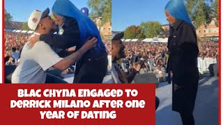 Blac Chyna Engaged to Derrick Milano After One Year of Dating [upl. by Micki446]