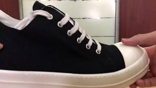 Rick Owens DRKSHDW Ramones LOW SS18 [upl. by Wandy317]