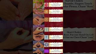 7 Mudras to Unlock Your 7 Chakras yoga 7chakrameditation meditation 7chakrahealing [upl. by Dickinson]