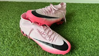 Nike Mercurial Superfly 9 Academy FG Boots Review  On Feet amp Unboxing ASMR 4K [upl. by Vandervelde880]