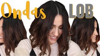 ONDAS SUELTAS Y DESHECHAS EN PELO CORTO LOB [upl. by Akeylah]