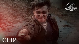 Harry vs Lord Voldemort Final Battle  Harry Potter and the Deathly Hallows Pt 2 [upl. by Traver]