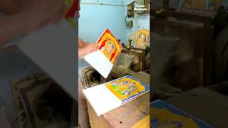 Daily Calendar pad printing in press machine howto [upl. by Aihsenet83]