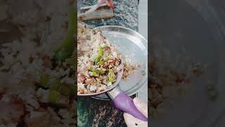 Vegetable fried rice recipe Friend rice at home in 5 minute food testyfish cooking [upl. by Gilly762]