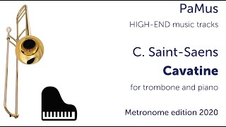 C SaintSaëns Cavatine for trombone and piano [upl. by Desberg]