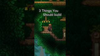 3 Things You Should Build In Your Terraria World shorts gaming building terraria [upl. by Harwilll]