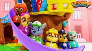 Weeble Toy Treehouse featuring Paw Patrol Weebles [upl. by Reilly]