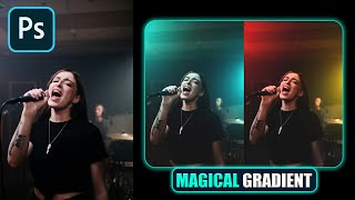 New Magical Gradient Tool  Create Cinematic Color Grading [upl. by Ynatsyd]