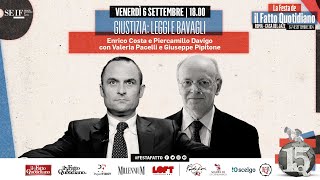 quotGiustizia leggi e bavagliquot Enrico Costa e Piercamillo Davigo alla Festa del Fatto [upl. by Negroj926]