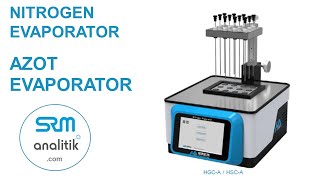 SRM analitik HAUK Azot Nitrogen evaporator  infosrmanalitikcom 90 553 183 85 45 [upl. by Vanessa]