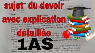 Devoir des 1AS  Le texte explicatif [upl. by Saree]