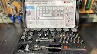 WÜRTH MULTI  GO  THROUGH SOCKET SET 36 pcs [upl. by Ettezyl]