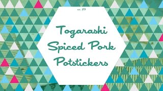 Togarashi Spiced Pork Potstickers Recipe [upl. by Zischke]