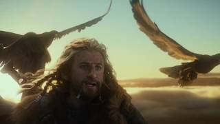 Eagles save Thorin  The Hobbit An Unexpected Journey 2012 [upl. by Dulla458]