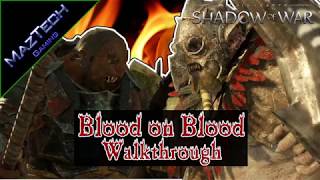 Shadow of War  Blood on Blood Trophy  Achievement  Make an Orc Kill His Blood Brother [upl. by Paolo]