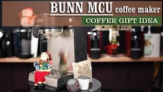 BUNN My Cafe MCU Coffee Maker KCups Ground Coffee Tea  Coffee Gifts Ideas [upl. by Isied332]