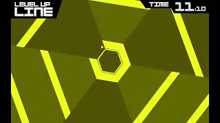 Super hexagon first 3 levels  skipped 2then completed hexagonest level complete ending [upl. by Janicki405]