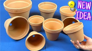 Look What I Did With Flower Pots A Super DIY Idea [upl. by Eelrihs]