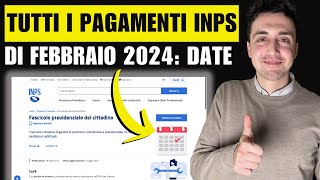 PAGAMENTI Inps FEBBRAIO 2024 tutte le DATE Adi e ritardi Assegno Unico Pensioni Naspi e Bonus [upl. by Gnus]