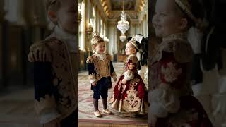 Cute royal baby fashion show ai cute baby prince princess fashion Morgan [upl. by Aisorbma53]