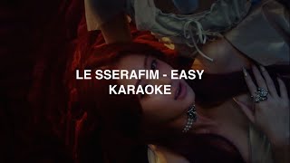 LE SSERAFIM 르세라핌 EASY KARAOKE with Easy Lyrics [upl. by Mano977]