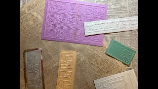 Printing History Flongs — a show and tell of paper molds used in 18th C19th C printing [upl. by Ateval]