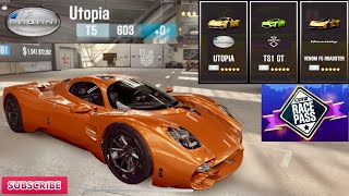 Pagani Utopia  Race Pass  CSR2 [upl. by Alebasi564]