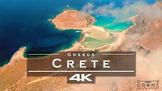 Crete Greece 🇬🇷  by drone 4K [upl. by Anneirda128]