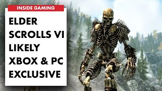 Elder Scrolls VI nearly confirmed Xbox amp PC exclusive [upl. by Arbba]