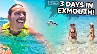 3 EPIC DAY TRIPS NEAR EXMOUTH BOATING DIVING amp HIKING [upl. by Elleb]