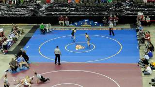 Blake Fruchtl 2012 NSAA Nebraska State Wrestling Finals [upl. by Babbette]