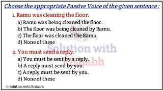 Active and Passive voice Practice set  Active and Passive voice exercise  Active and Passive voice [upl. by Yesor]