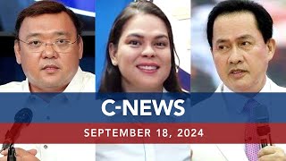 UNTV CNEWS  September 18 2024 [upl. by Osrit]