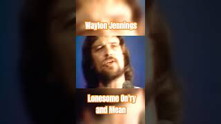 Waylon Jennings – Lonesome Onry and Mean countrymusic [upl. by Ayanad663]