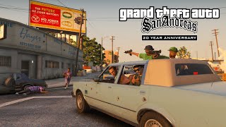 Grand Theft Auto San Andreas 20th Anniversary Tribute Trailer [upl. by Malley]