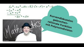 Gebrochenrationale Funktion Nullstellen Polstellen behebbare Definitionslücken Bsp [upl. by Ocsinarf]