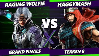 FX 560 GRAND FINALS  HaggyMash Shaheen Vs RagingWolfie Lee Tekken 8 [upl. by Ydoow]