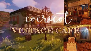 Minecraft Vintage Café ☕Cocricot mod🧋🍩 [upl. by Anayeek]