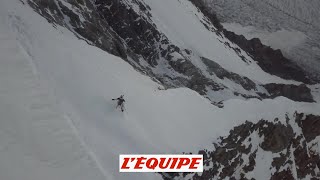 Les images de drone dAndrzej Bargiel sur le K2  Adrénaline  Ski [upl. by Annohsak292]