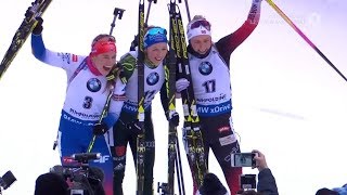 Biathlon  quotRuhpolding 2019quot  Massenstart Damen  Mass Start Women [upl. by Mlawsky567]