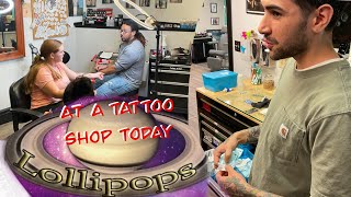 Tattoo shop live Ask us questions [upl. by Adnola372]