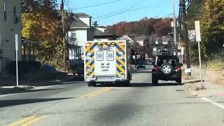 Wanaque Ambulance Responding 102724 [upl. by Brade]