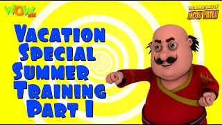 Motu Patlu Vacation Special  Summer Training part 01 Compilation  As seen on Nickelodeon [upl. by Pavkovic]