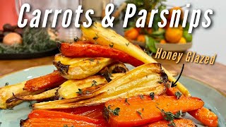 Honey Glazed Carrots and Parsnips  The Ideal Christmas Dinner Side Dish [upl. by Greenebaum]