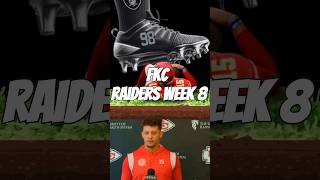 🏈 Raiders Week 8 FKC raiders raidernoise football nflnews trending viralvideo shorts fyp [upl. by Doxia]