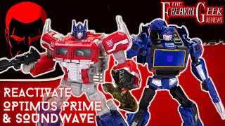 Reactivate OPTIMUS PRIME amp SOUNDWAVE EmGos Transformers Reviews N Stuff [upl. by Beyer]