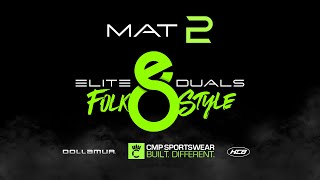 Mat 2  2024 Elite 8 Duals  Folkstyle [upl. by Gracye]