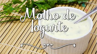 Molho de Iogurte para Salada Receita  Pimenta e Sal 26 [upl. by Ricker]