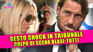 Ilary Blasi e Francesco Totti Gesto Shock in Tribunale [upl. by Katti854]